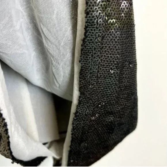 Like New! Free People Sz S Double Take Floral Printed Sequin Slip Mini Dress - Picture 8 of 10